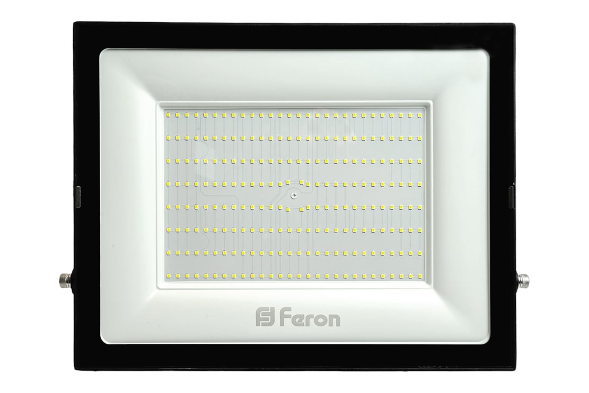 Светодиодный прожектор Feron LL-924 2835 SMD 200W 6400K IP65 AC220V/50Hz,  черный с матовым стеклом 29499 - выгодная цена, отзывы, характеристики,  фото - купить в Москве и РФ