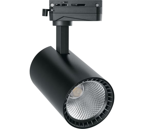Трековый светодиодный светильник на шинопровод Feron AL102 8W, 720 Lm, 4000К, 35 градусов, черный 29646 1
