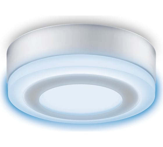 Накладной cветильник GAUSS Backlight круглый, акрил, 6+3W, LED 4000K, Ø145, 1/30 BL217