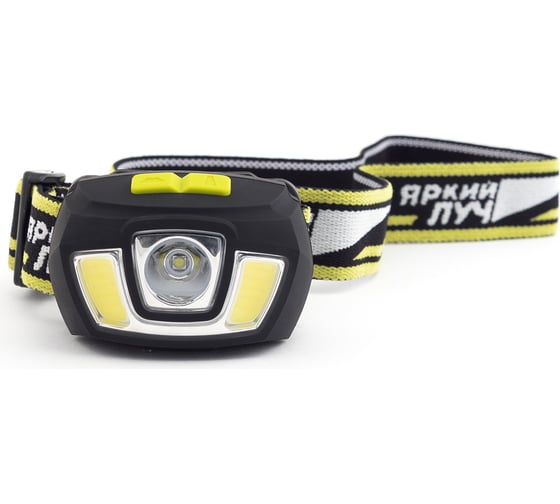 Налобный фонарь ЯРКИЙ ЛУЧ LH-160A Stalker CREE XP-G2 160лм +2COB, диммер, Li-Po 1500mAh 4606400105855