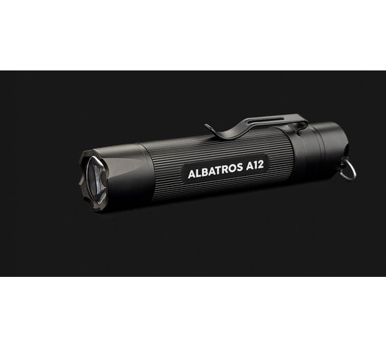 Фонарь ЯРКИЙ ЛУЧ YLP A12 Albatros CREE XP-G2 360лм, 3 режима, клипса, под аккум. 18650 3xAAA 4606400105640