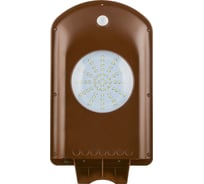 Уличный светильник на солнечной батарее Feron SP2332 5W, 6400К, пластик, с датчиком движения, IP65 32026