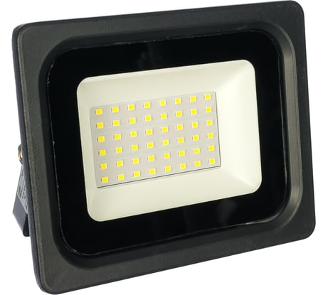 Светодиодный энергосберегающий плоский прожектор СОЮЗ SFLSLED-DOB-20-865-BL-IP65 1287