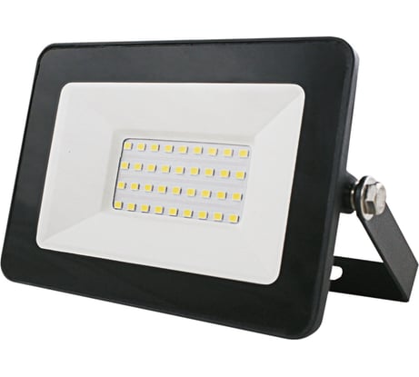 Светодиодный энергосберегающий плоский прожектор СОЮЗ SFLSLED-DOB-30-865-BL-IP65 1288