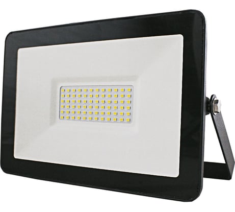 Светодиодный энергосберегающий плоский прожектор СОЮЗ SFLSLED-DOB-70-865-BL-IP65 1290