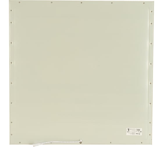 Светодиодная панель ЭРА SPL-5-40-4K W IP40 595x595x8 40Вт 2800Лм 4000K Ra>80 NationStar белый 2/6/144 Б0026962