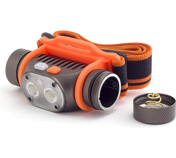 Налобный фонарь ЯРКИЙ ЛУЧ PANDA 2M 2xCREE XP-G3 max.800лм, 5 режимов, магнит, под аккум. 18650 4606400105701