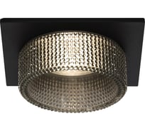 Декоративный встраиваемый светильник ЭРА DK110 BK/GR MR16, GU5.3, черный/серый Б0058424