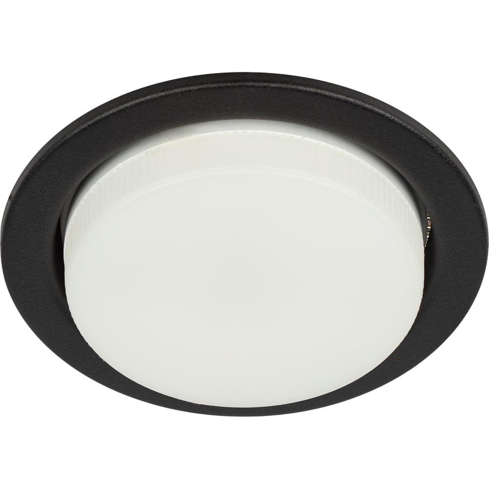 Встраиваемый светильник ЭРА под лампу GX53 KL70 SBK черный матовый ...