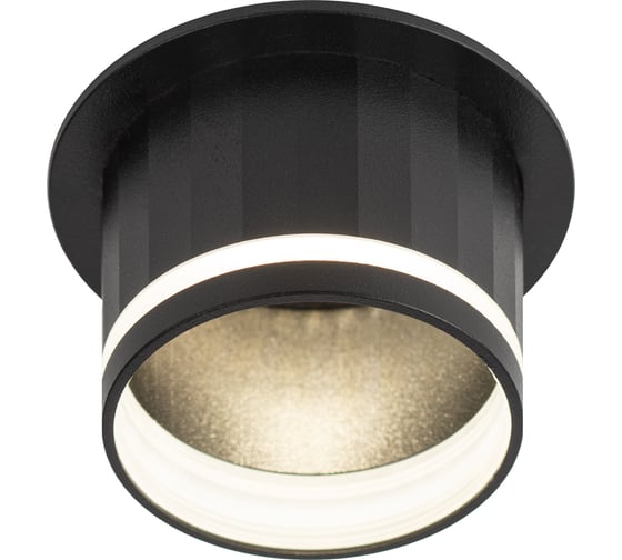 Декоративный встраиваемый светильник ЭРА DK111 BK MR16, GU5.3, черный Б0058432