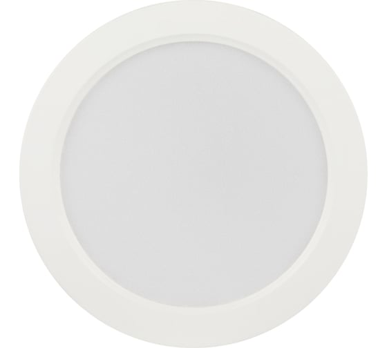 Встраиваемый светодиодный светильник ЭРА LED 17186K круглый, 18Вт, 6500К Б0057442