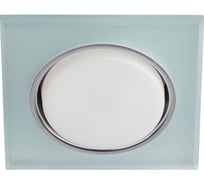 Встраиваемый светильник со светодиодной подсветкой ЭРА DK LD50 FR GX53, белый матовый Б0057470