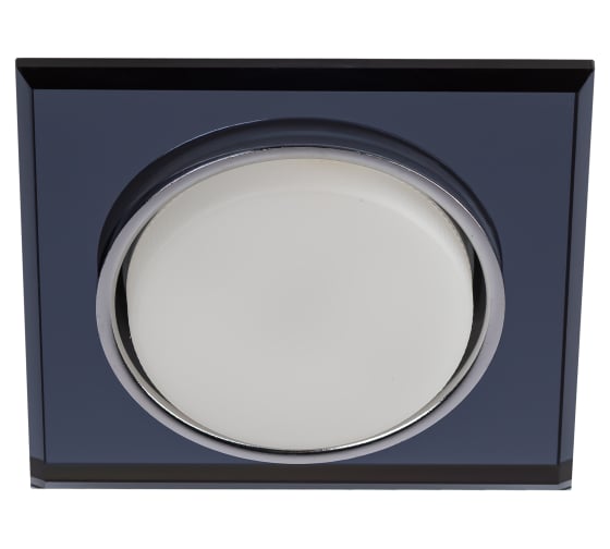Встраиваемый светильник со светодиодной подсветкой ЭРА DK LD50 BK GX53, черный Б0057473