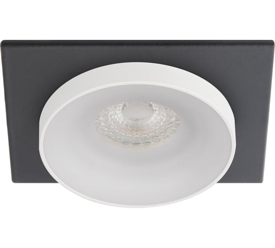 Декоративный встраиваемый светильник ЭРА DK96 BK MR16, GU5.3, черный Б0055594 1