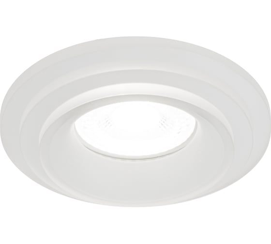 Декоративный встраиваемый светильник ЭРА DK105 WH MR16, GU5.3, белый Б0058392 1