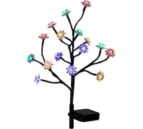 Уличный светильник ЭРА ERASF2260 на солнечной батарее, садовый, Сакура 32 см, Б0057655