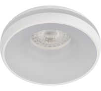 Декоративный встраиваемый светильник ЭРА DK100 WH MR16, GU5.3, белый Б0055588