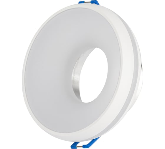 Декоративный встраиваемый светильник ЭРА DK100 WH MR16, GU5.3, белый Б0055588