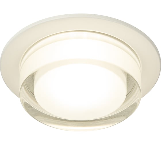 Декоративный встраиваемый светильник ЭРА DK107 WH MR16, GU5.3, белый Б0058396 1