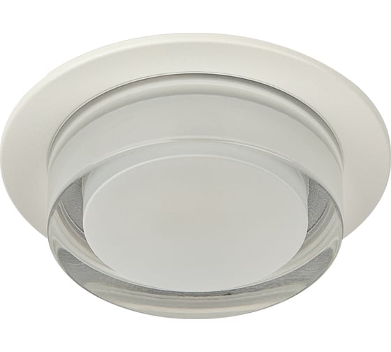 Декоративный встраиваемый светильник ЭРА DK107 WH MR16, GU5.3, белый Б0058396