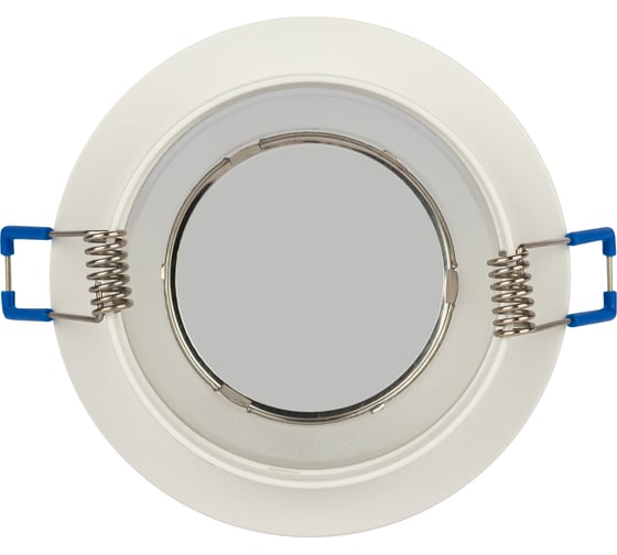 Декоративный встраиваемый светильник ЭРА DK107 WH MR16, GU5.3, белый Б0058396