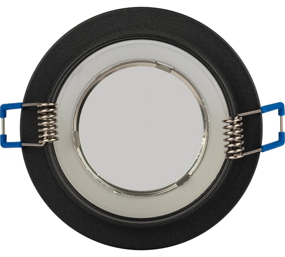 Декоративный встраиваемый светильник ЭРА DK107 BK MR16, GU5.3, черный Б0058397