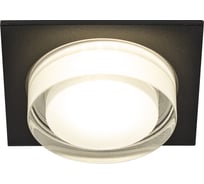 Декоративный встраиваемый светильник ЭРА DK108 BK MR16, GU5.3, черный Б0058399