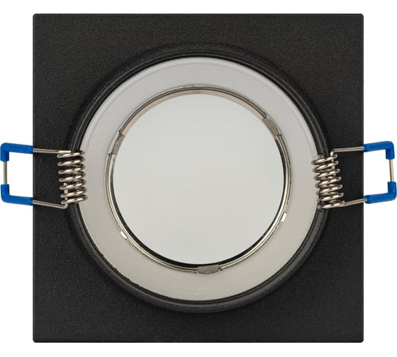 Декоративный встраиваемый светильник ЭРА DK108 BK MR16, GU5.3, черный Б0058399