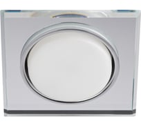 Встраиваемый светильник со светодиодной подсветкой ЭРА DK LD50 MR GX53, зеркальный Б0057472