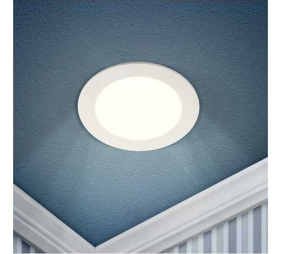 Встраиваемый светодиодный светильник ЭРА LED 1164K круглый, 16Вт, 4000К Б0058402