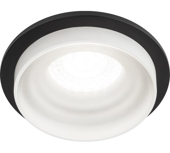 Декоративный встраиваемый светильник ЭРА DK95 BK MR16, GU5.3, черный Б0055591