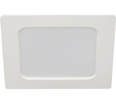 Встраиваемый светодиодный светильник ЭРА LED 18186K квадратный, 18Вт, 6500К Б0057446