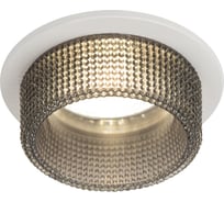 Декоративный встраиваемый светильник ЭРА DK109 WH/GR MR16, GU5.3, белый/серый Б0058414