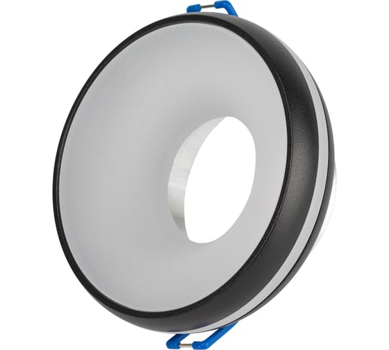 Декоративный встраиваемый светильник ЭРА DK100 BK MR16, GU5.3, черный Б0055589