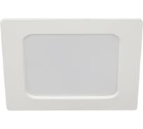 Встраиваемый светодиодный светильник ЭРА LED 18184K квадратный, 18Вт, 4000К Б0057445