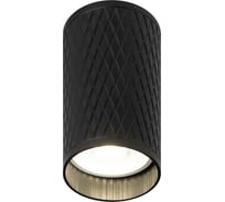 Настенно-потолочный светильник ЭРА спот OL44 BK MR16, GU10, IP20, черный Б0058496