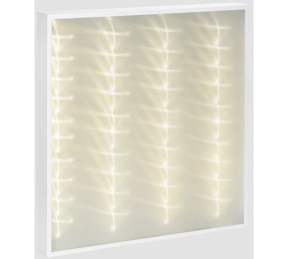 Светодиодный светильник IEK Lighting pro дво 2001d 45вт 6500к ip40 588x588мм грильято микропризма dali LTP-DVO2-2001D-45-65-K01