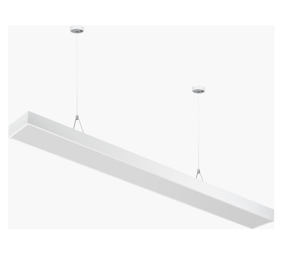 Подвесной светильник LED ЭРА Geometria Block SPO114W40K036 36Вт, 4000К, 2800Лм, IP40, 120013050, белый, драйвер Б0058862