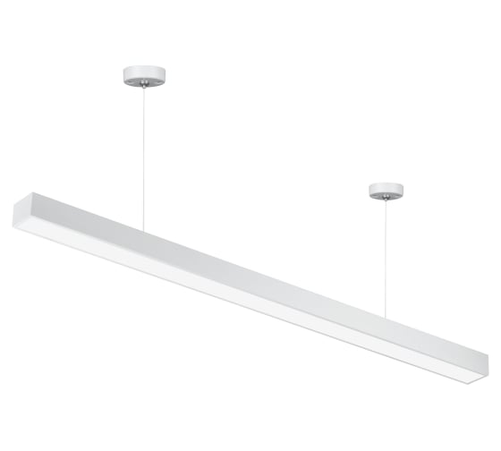 Подвесной светильник LED ЭРА Geometria Block SPO116W40K024 24Вт, 4000K 1750Лм, IP40, 1200x70x50, белый, драйвер Б0058866 1