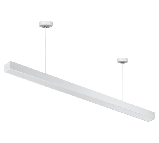 Подвесной светильник LED ЭРА Geometria Block SPO116W40K024 24Вт, 4000K 1750Лм, IP40, 1200x70x50, белый, драйвер Б0058866