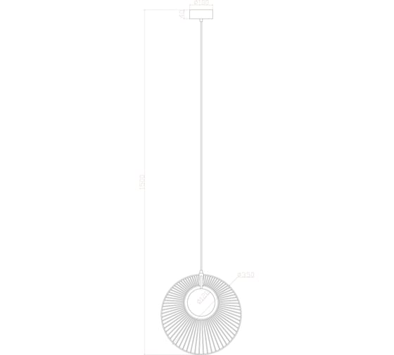 Подвесной светильник ARTE LAMP layla A2808SP-1BK