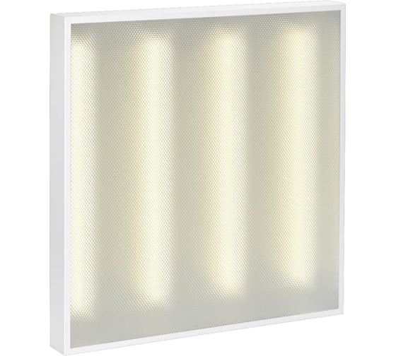 Светодиодный светильник IEK Lighting pro дво 2001 45вт, 3000к, ip40, 588x588мм, грильято, призма LTP-DVO0-2001-45-30-K01