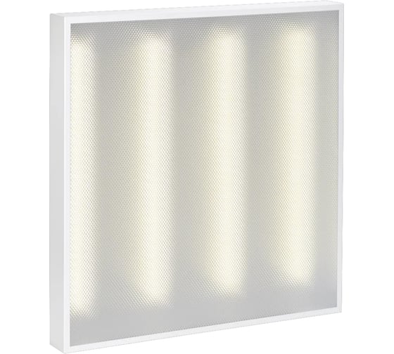 Светодиодный светильник IEK Lighting pro дво 2001d 40вт, 4000к, ip40, 588x588мм, грильято, призма, dali LTP-DVO0-2001D-40-40-K01