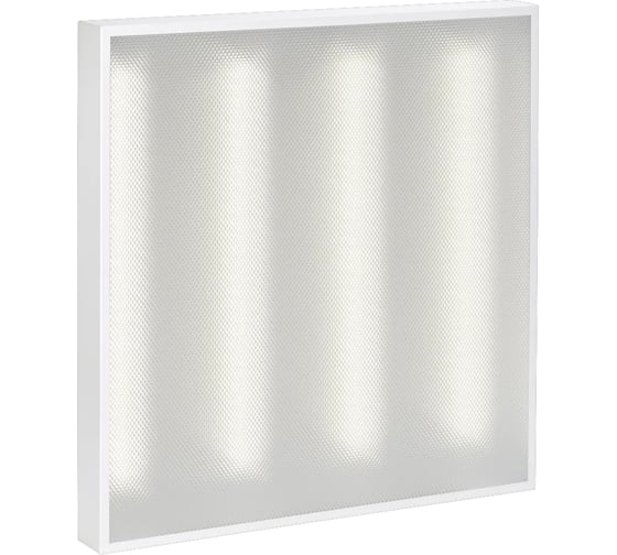 Светодиодный светильник IEK Lighting pro дво 2001d 30вт, 5000к, ip40, 588x588мм, грильято, призма, dali LTP-DVO0-2001D-30-50-K01