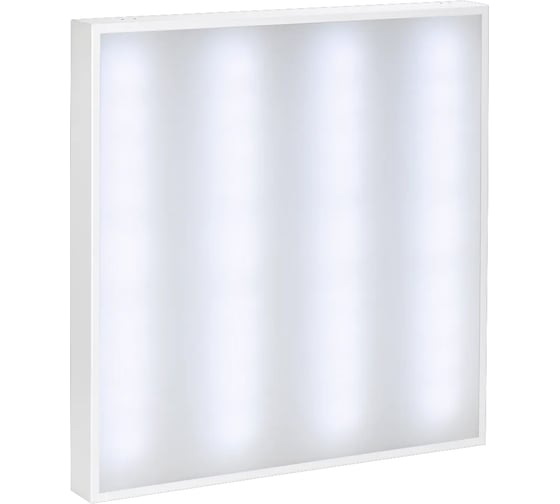 Светодиодный светильник IEK Lighting pro дво 2001d 40вт, 5000к, ip40, 588x588мм, грильято, опал, dali LTP-DVO1-2001D-40-50-K01