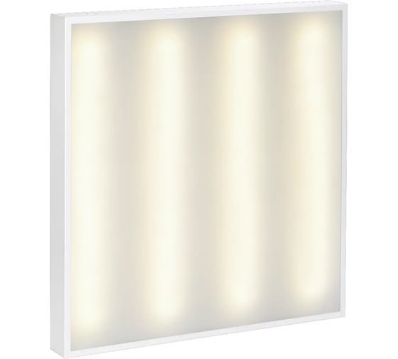 Светодиодный светильник IEK Lighting pro дво 2001 40вт, 4000к, ip40, 588x588мм, грильято, опал LTP-DVO1-2001-40-40-K01
