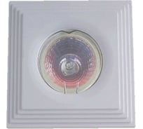 Гипсовый декоративный cветильник Светкомплект RD111 WH AZТ27 белый azt27wh