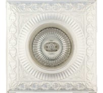 Гипсовый декоративный cветильник Светкомплект RD125 WH AZТ25 белый azt25wh