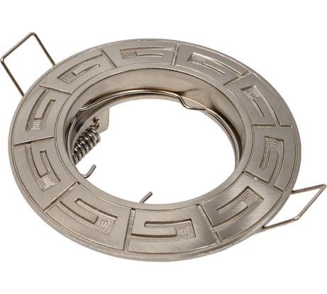 Стационарный литой светильник Светкомплект DS09 SN с орнаментом сатин-никель DS09SN