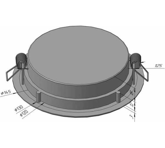 Светодиодная панель Светкомплект SDL 14R 10W WH 3000K SDL14R10W3000K